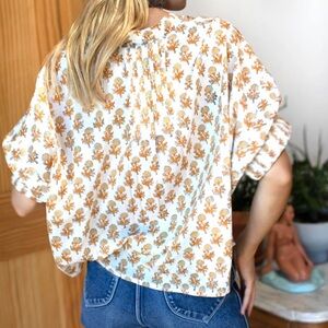 Emerson Fry Mandarin Collar Top